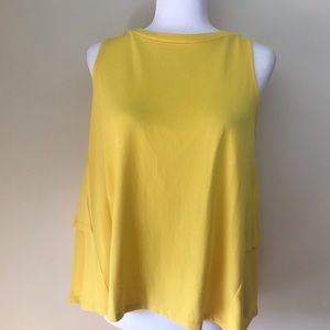 Ann Taylor Loft sleeveless cotton sz Small yellow